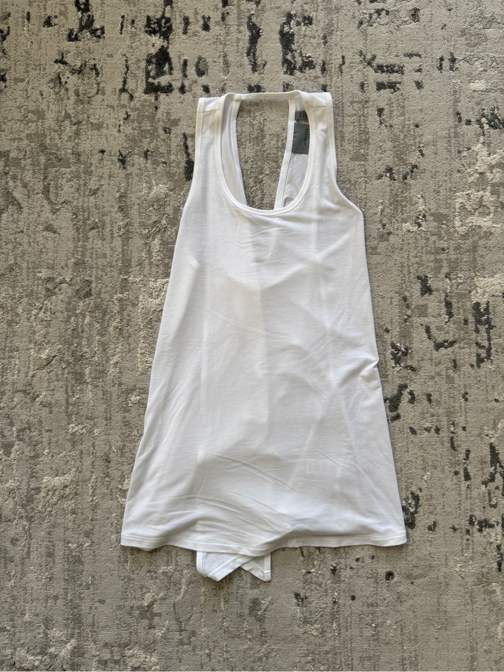 NWOT Athleta Women's Backless White Tank XXS